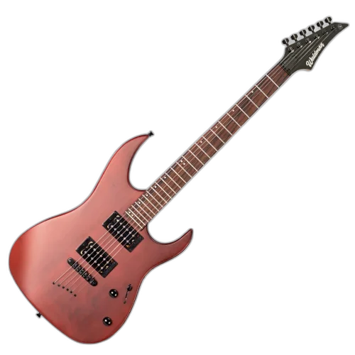 Guitarra Waldman WST180-WS HH Fixa Walnut Satin com Captadores Humbucker Cerâmicos e Ponte Fixa
