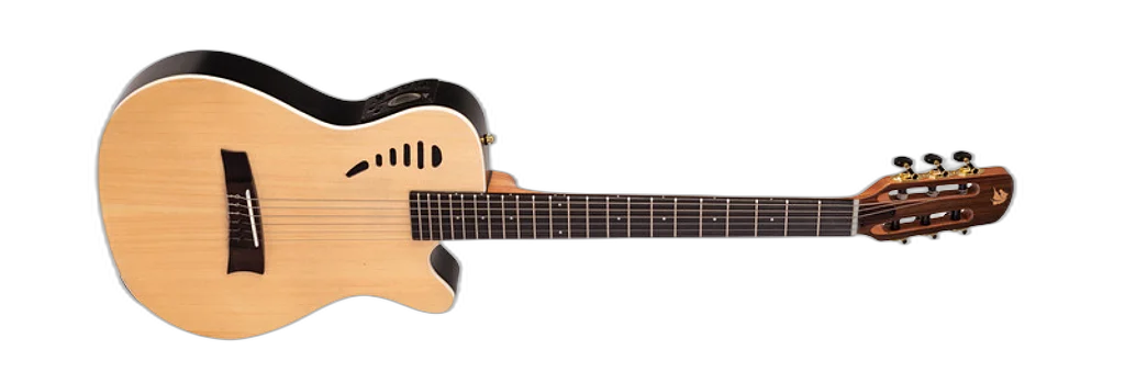 Violão Marquês VN-11NSEQ Eletroacústico Nylon Clássico Cutaway Natural Fosco
