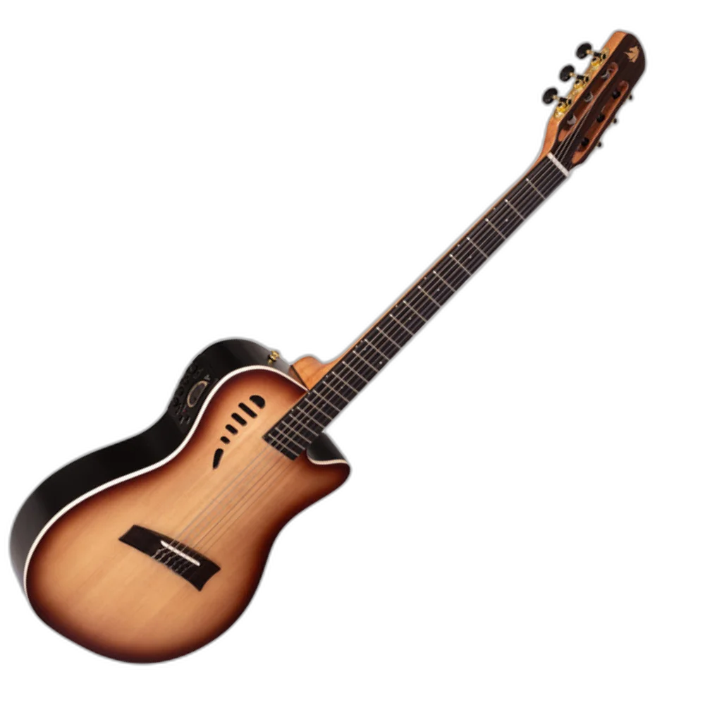 Violão Eletroacústico Marquês VN-11NBEQ Natural Sombra com Equalizador Ativo 4 Bandas Pré MET-A08