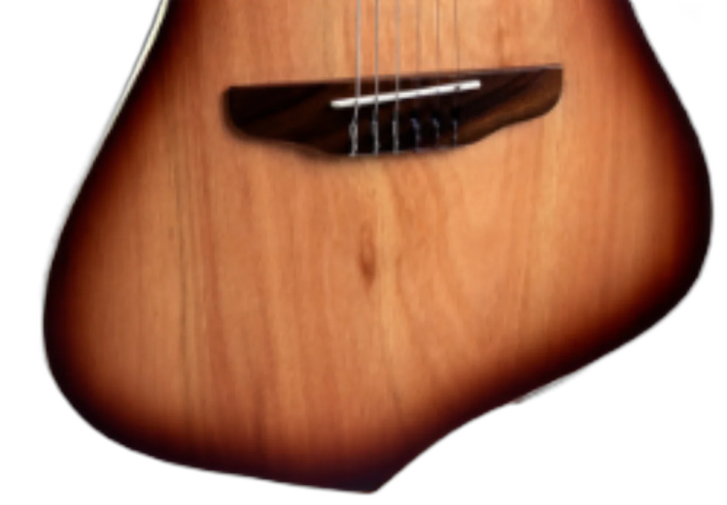 Tarraxas douradas que contrastam com o headstock preto