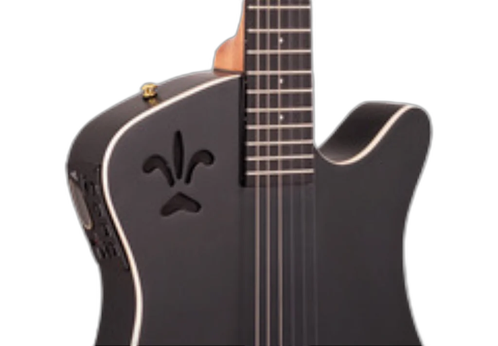 Violão Eletroacústico Marquês VN-10BKSEQ Super Flat Preto Fosco Captação Híbrida Piezo e Mic