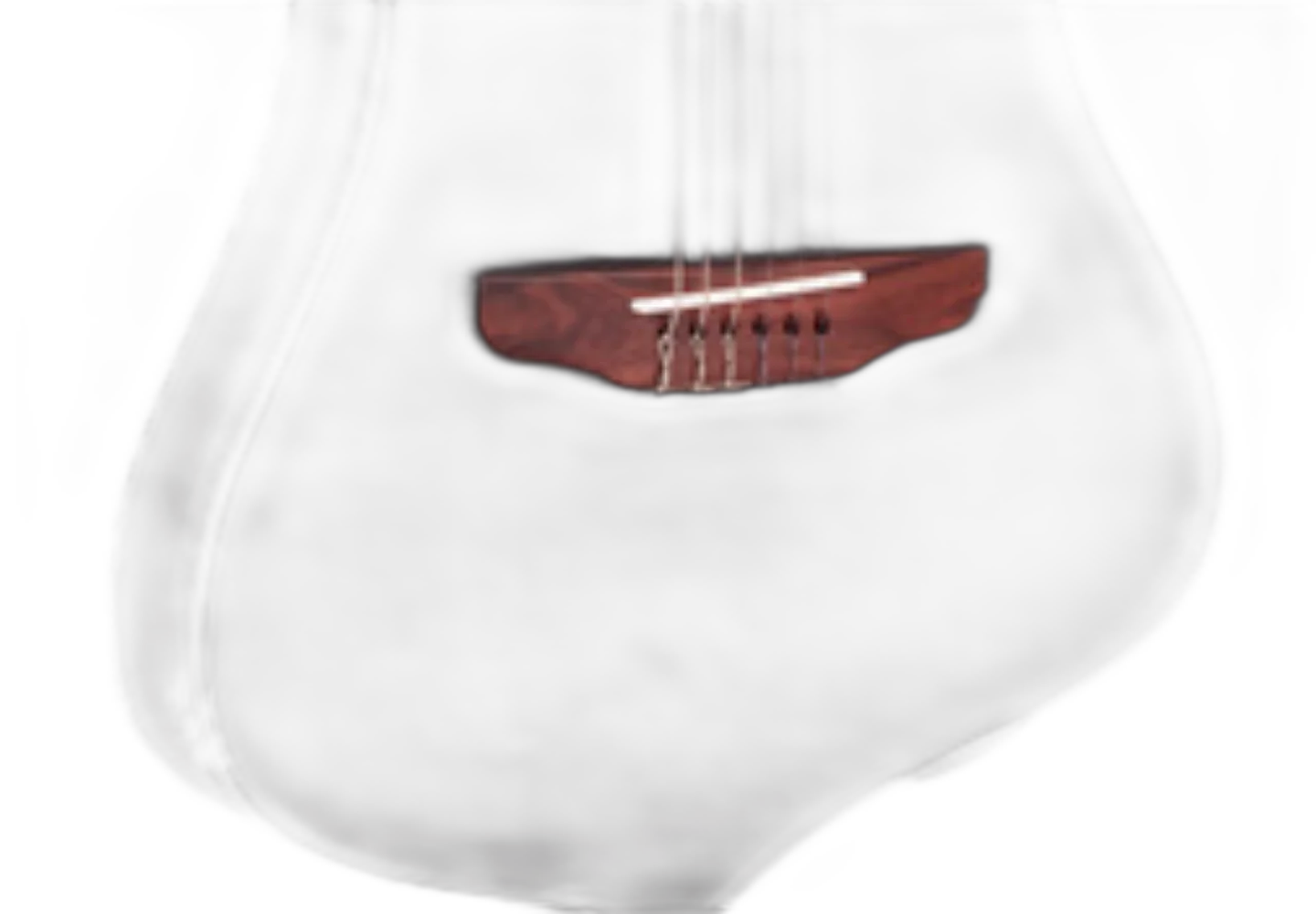 Tarraxas douradas que contrastam com o headstock preto fosco