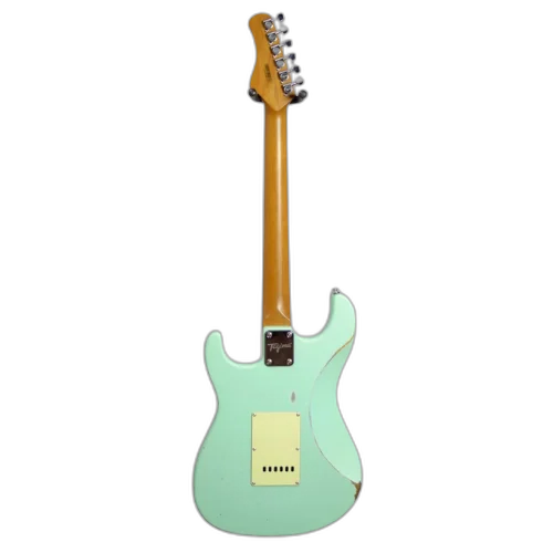 Guitarra Tagima TGA-580 ASG Antique Surf Green com Captadores HSS e Acabamento Relic