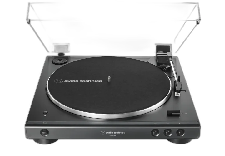 Toca-Discos Audio-Technica AT-LP60XBT-BK-C Bluetooth Automatico Belt-Drive