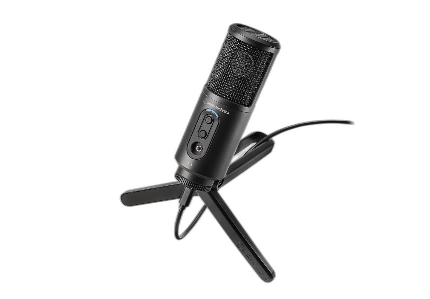 Kit completo com tripé de mesa, cachimbo e cabos USB-C e USB-A
