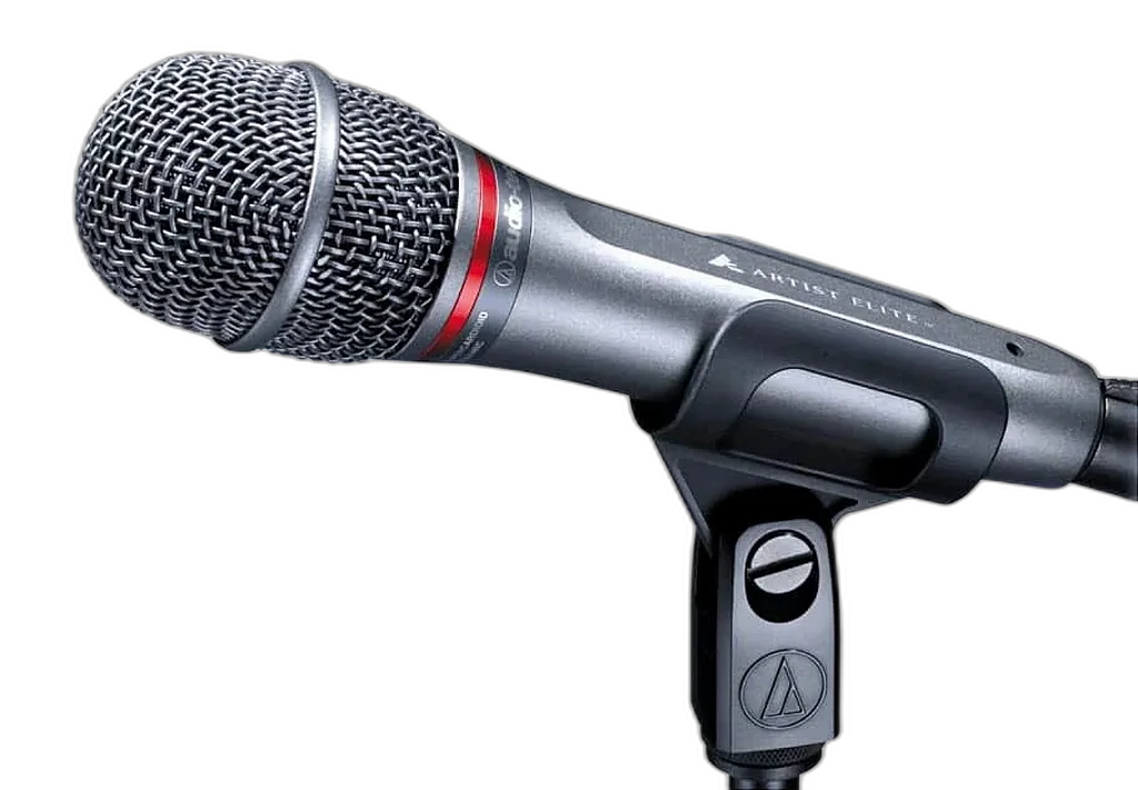 Microfone Audio-Technica AE6100 Hypercardioid Dinâmico de Mão Artist Elite com Rejeição Superior de Feedback Pop Filter Integrado e Alta Saída