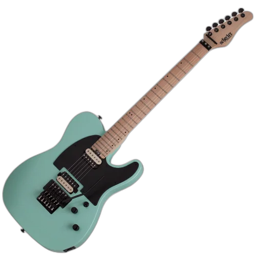 Guitarra Schecter Sun Valley Super Shredder PT FR SFG Sea Foam Green com Captadores SuperCharger Mach-6 e Ponte Hipshot Hardtail 1273