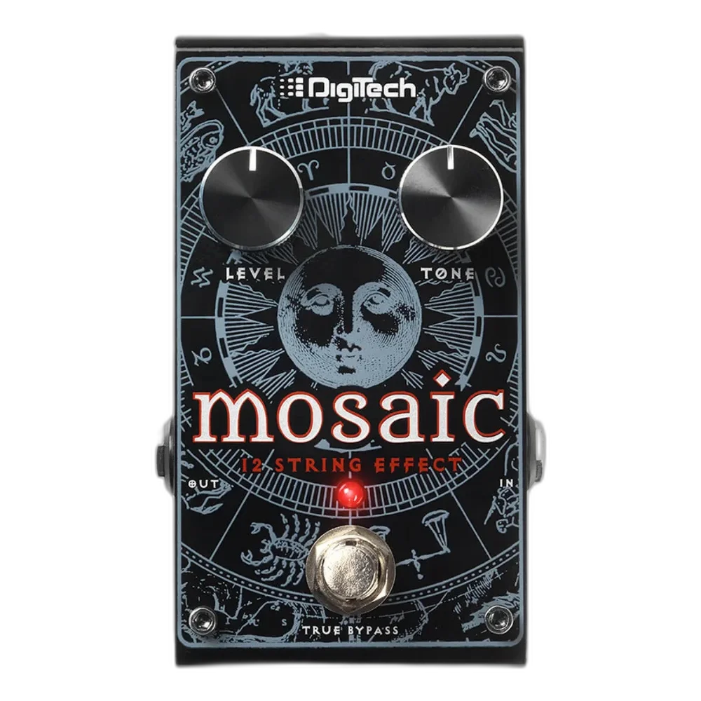 Pedal 12 Cordas Polifônico Digitech Mosaic V para Guitarra - Simulador de 12-String com Efeito Celestial