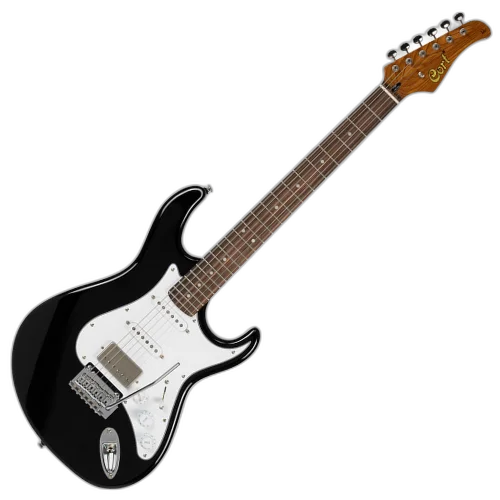Guitarra Cort G260CS BK Black com Captadores Voiced Tone HSS e Braço Roasted Maple