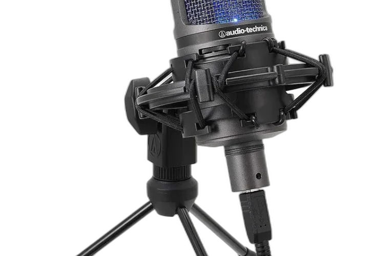 Shock Mount Audio-Technica AT8458A para Microfones AT4050 e AT4040 - Suspensão Elástica com Rosca 5/8" para Estúdio