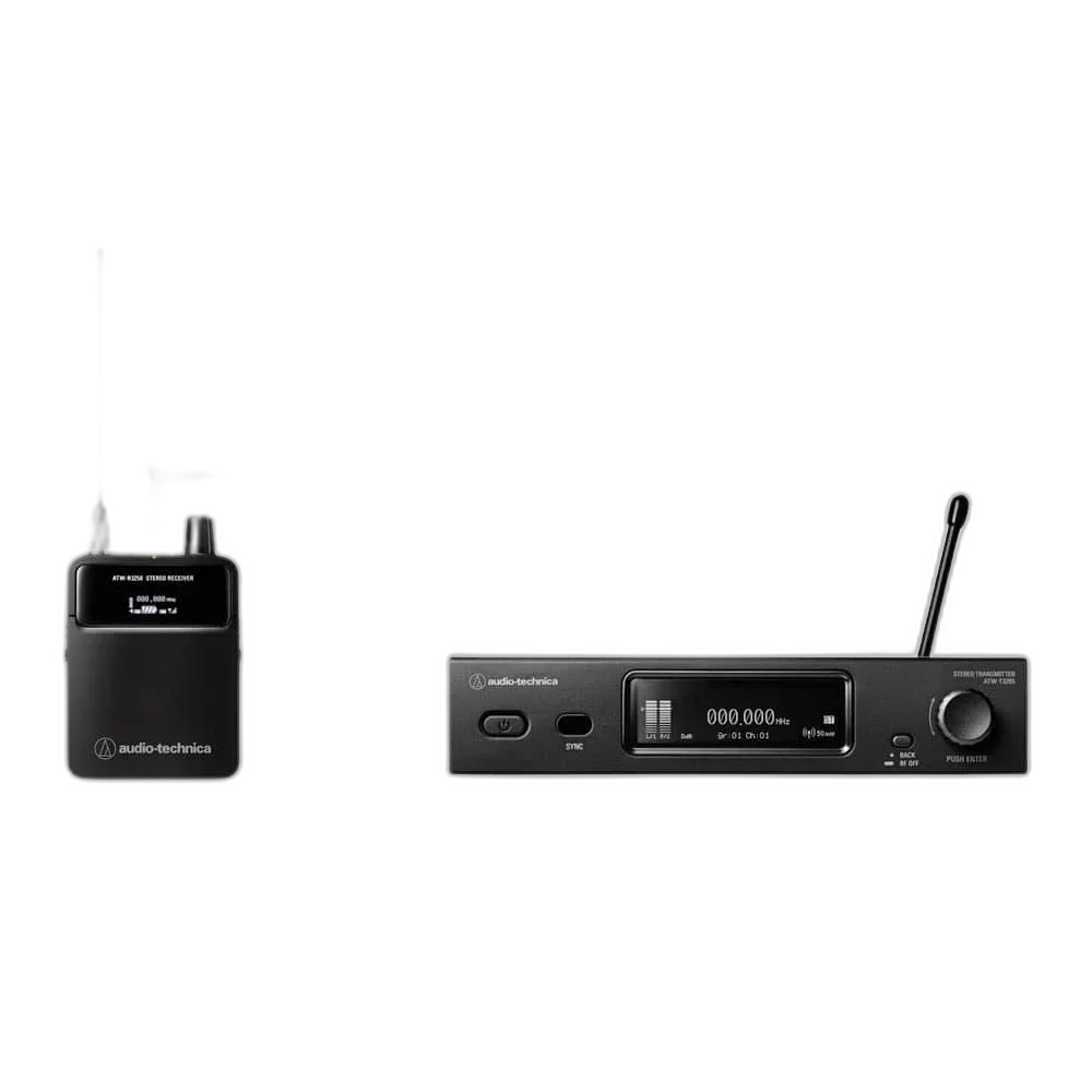 Sistema Wireless Audio-Technica ATW-3255DF2 UHF Dual-Channel Handheld com 2 Microfones Dinâmicos Cardióide - 3000 Series para Performances