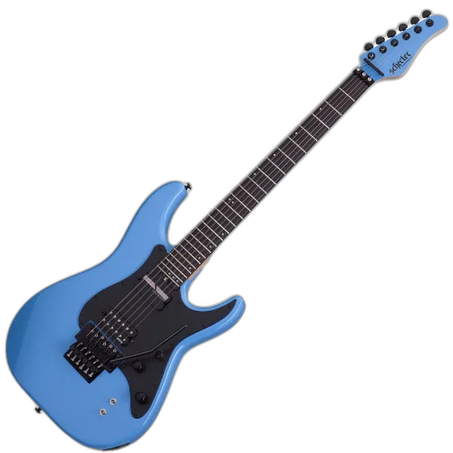 Guitarra Schecter Sun Valley Super Shredder FR S RBLU Riviera Blue com Captador Sustainiac e Ponte Floyd Rose 1288