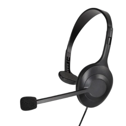 Headset Audio-Technica ATH-101USB Monoauricular com Microfone Noise-Cancelling e Conexão USB-A/C