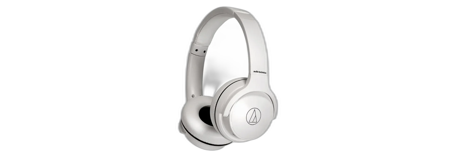 Fone de ouvido ATH-S220BTWH branco com design leve e confortável