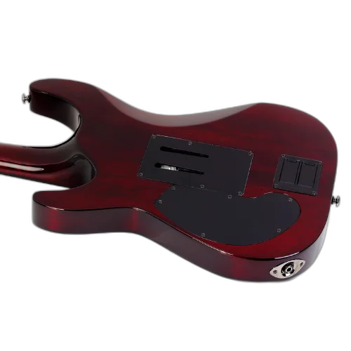 Guitarra Schecter Hellraiser C-1 FR S BCH Black Cherry com Captadores EMG 81TW e Sustainiac e Ponte Floyd Rose 1000 Series 1826