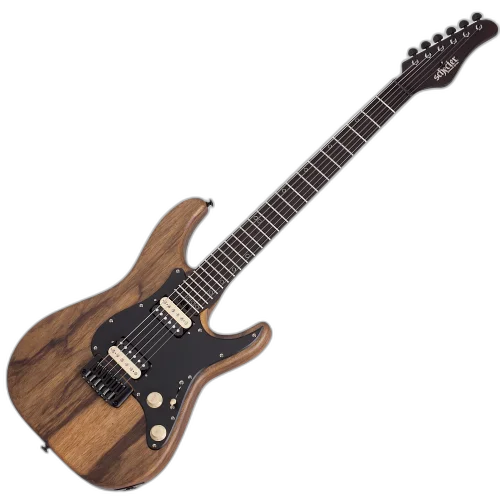 Guitarra Schecter Sun Valley Super Shredder Exotic HT Natural Satin com Captadores Schecter USA SuperCharger Mach-6 HH e Ponte Hipshot Hardtail 1269