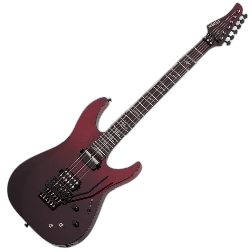 Guitarra Schecter Reaper-6 FR-S Elite BB Blood Burst com Captadores Schecter Diamond Decimator HH e Ponte Floyd Rose Special 'Hot Rod' Locking Tremolo 2181