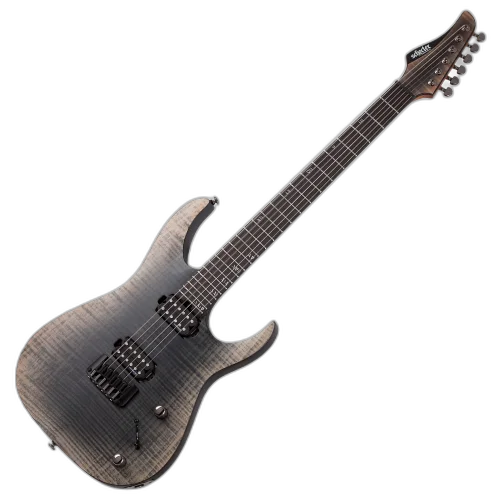 Guitarra Schecter Banshee Mach-6 FB Fallout Burst com Captadores Fishman Fluence Modern Humbucker e Ponte Floyd Rose 1500 Series 1410