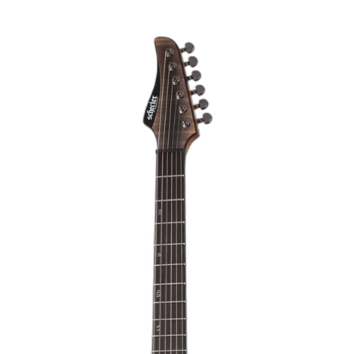 Guitarra Schecter Banshee Mach-6 FB Fallout Burst com Captadores Fishman Fluence Modern Humbucker e Ponte Floyd Rose 1500 Series 1410