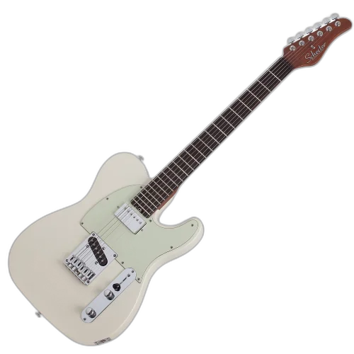 Guitarra Schecter Nick Johnston PT AS Atomic Snow com Captadores Schecter Diamond Nick Johnston Single Coil e Schecter Diamond '78 Humbucker e Ponte Schecter PT-S 1732
