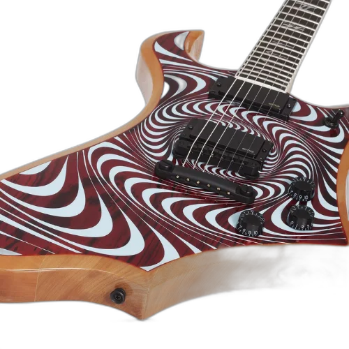 Guitarra Schecter Wylde Audio Odin Grail Cocobolo Psychic Bullseye com Captadores EMG 81/85 e Ponte TonePros 4576