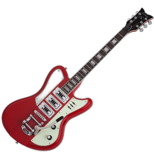 Guitarra Schecter Ultra-III VRED Vintage Red com Captadores Schecter Diamond Ultra-Tron e Ponte Bigsby B50 3154