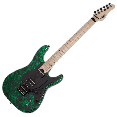 Guitarra Schecter Sun Valley Super Shredder FR S GR Green Reign com Captadores Schecter USA Pasadena HSS e Ponte Floyd Rose Special 1247