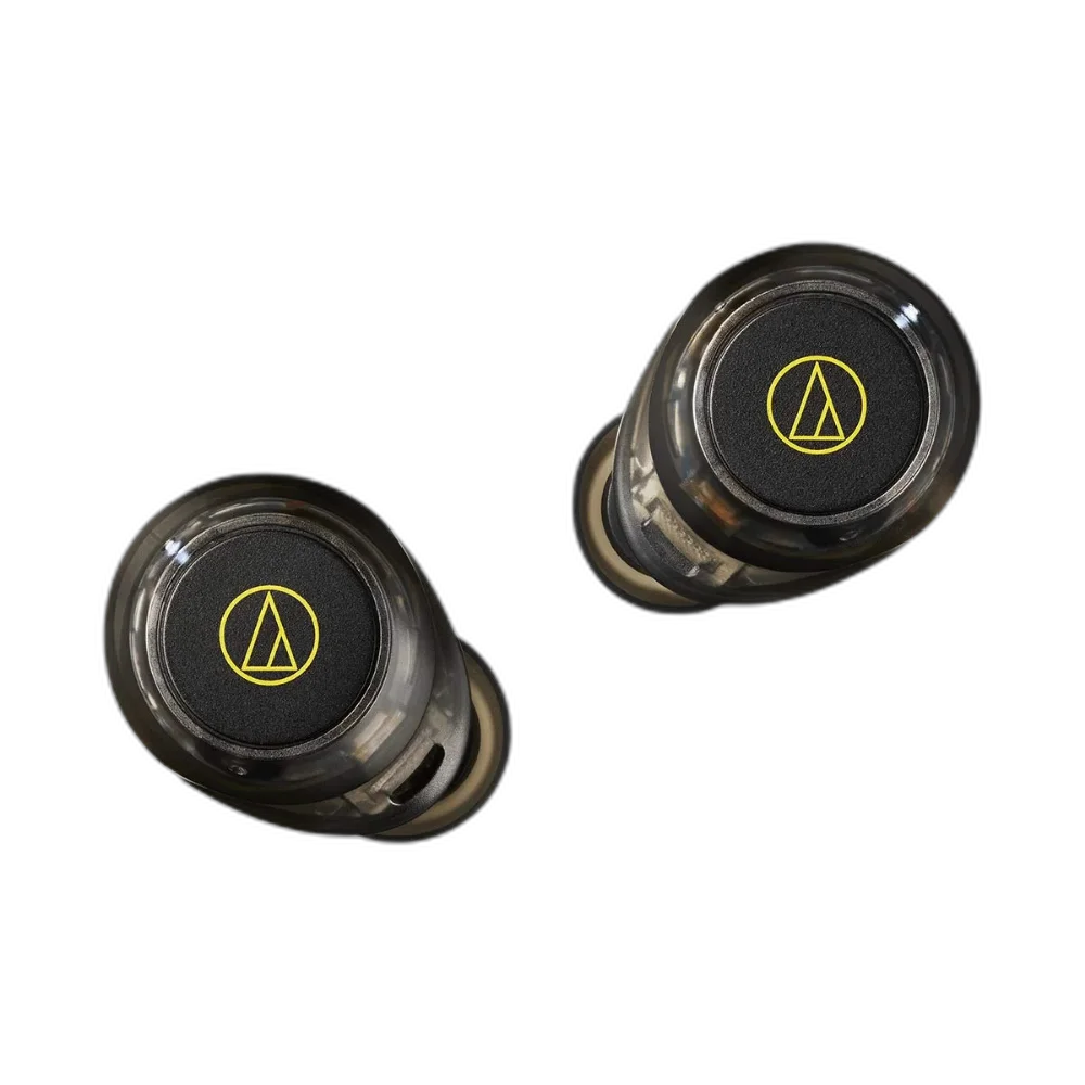 Fone de Ouvido Audio-Technica ATH-CKS30TW+ TBK True Wireless ANC Graves Solid Bass até 20h Transparent Black