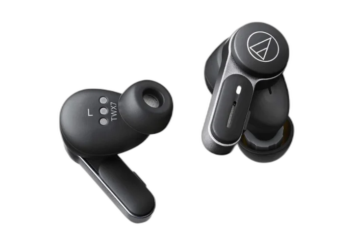 Fone de Ouvido Audio-Technica ATH-TWX7BK True Wireless High-Fidelity LDAC ANC Digital Hybrid Drivers Black