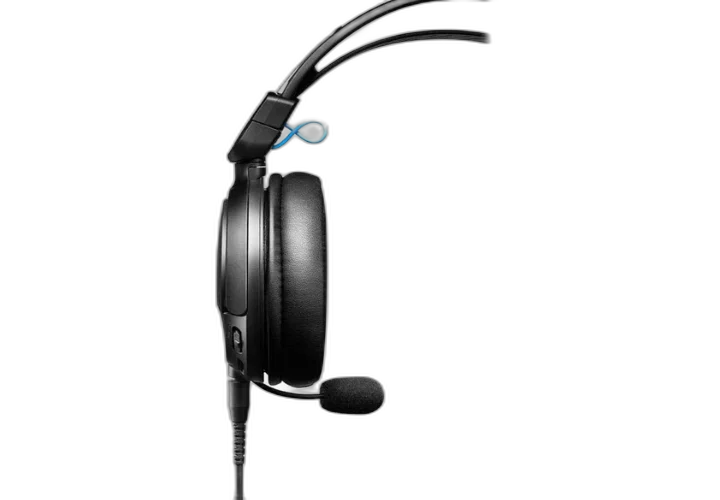 Headset gamer ATH-GL3BK com seu design leve e robusto