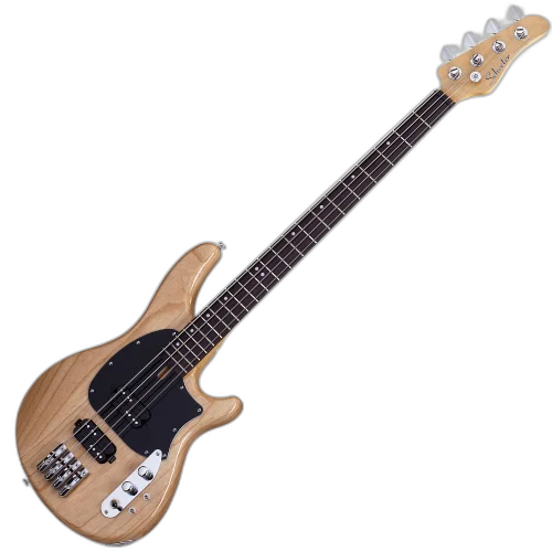 Contrabaixo Schecter CV-4 Gloss Natural com Captadores Schecter Diamond J-Bucker e Ponte Schecter Custom Bass 2490
