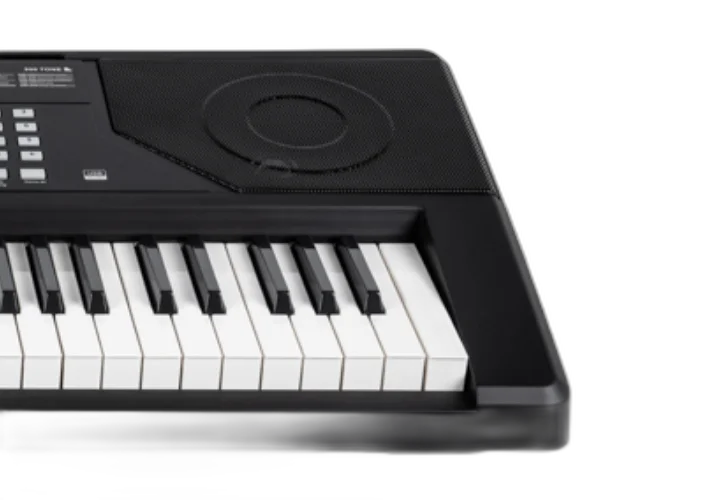Teclado Digital Acordes K189 Preto com 61 Teclas Sensíveis ao Toque e 300 Timbres