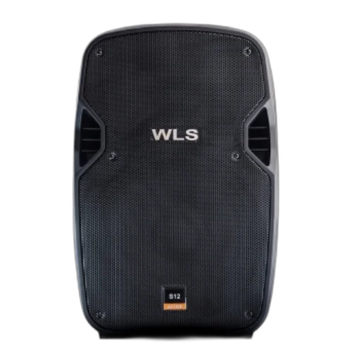 Caixa Acústica Ativa WLS S12 250W RMS com Falante 12 Polegadas Driver Titânio Bluetooth USB SD Visor Digital