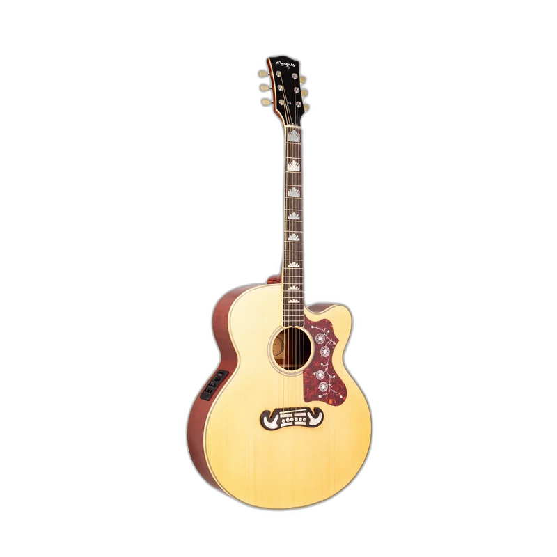 Violão Eletroacústico Marquês VA209 NT EQ Jumbo Cutaway Natural Brilho Aço com Fishman Presys+