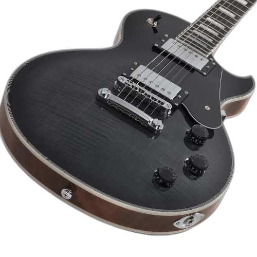 Guitarra Schecter Solo-II Custom TBB Trans Black Burst com Captadores Schecter USA Pasadena Plus e Ponte TonePros T3BT TOM w/ String Thru Body 659