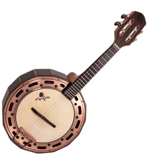 Banjo Eletroacústico Marquês BAJ99 CTS EL Rosewood Fosco com Captador Passivo Cap-06 e Aro Cobre Envelhecido