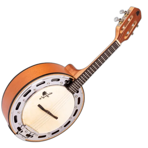 Banjo Marquês Musical BAJ90 CTS EL Castanho com Captador Passivo Cap-06 e Aro Cromado
