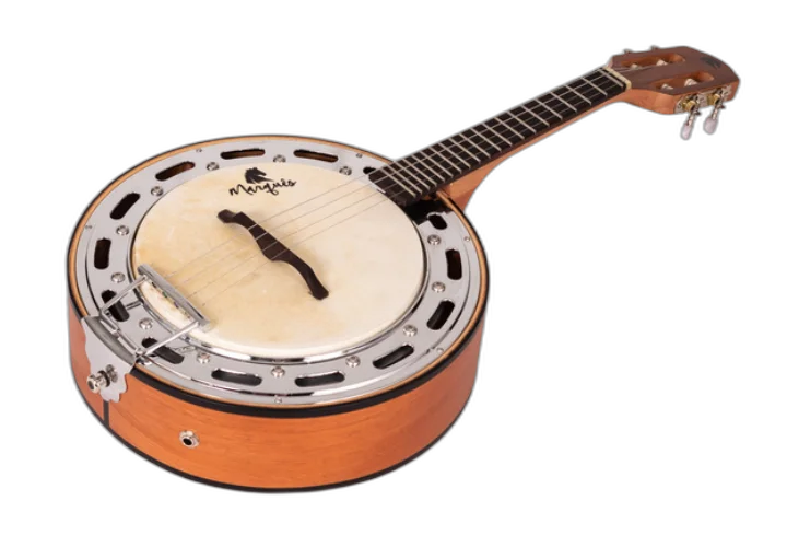 Banjo Marquês Musical BAJ90 CTS EL Castanho com Captador Passivo Cap-06 e Aro Cromado