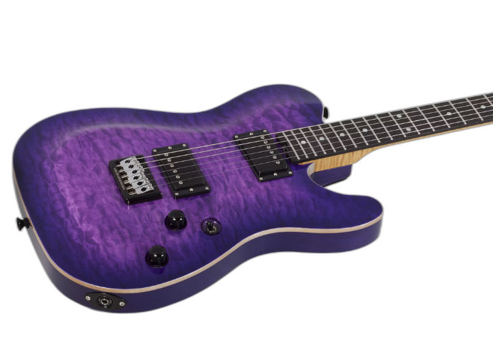 Top Solid Maple/Flamed Maple Veneer