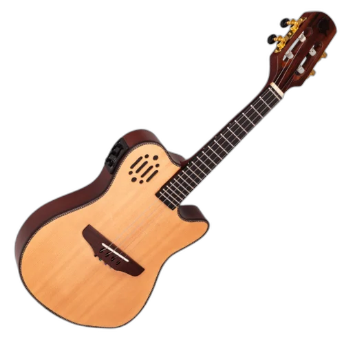Cavaco Eletroacústico Marquês Musical CA131 NS EQ Natural Fosco Maciço com Equalizador Ativo e Cordas de Aço