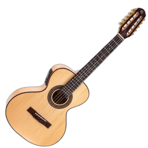Viola Cinturada Eletroacústica Marquês VIL60 NT EQ Cinturada Natural Brilho com MET-A08