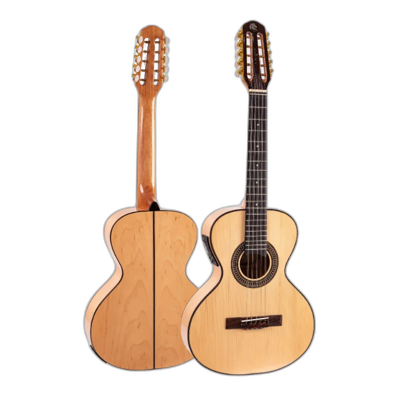 Viola Cinturada Eletroacústica Marquês VIL60 NT EQ Cinturada Natural Brilho com MET-A08