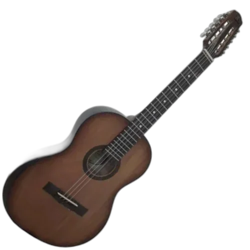 Viola Clássica Eletroacústica Marquês VIL217 CTS EQ Clássica Castanho Fosco com MET-A08
