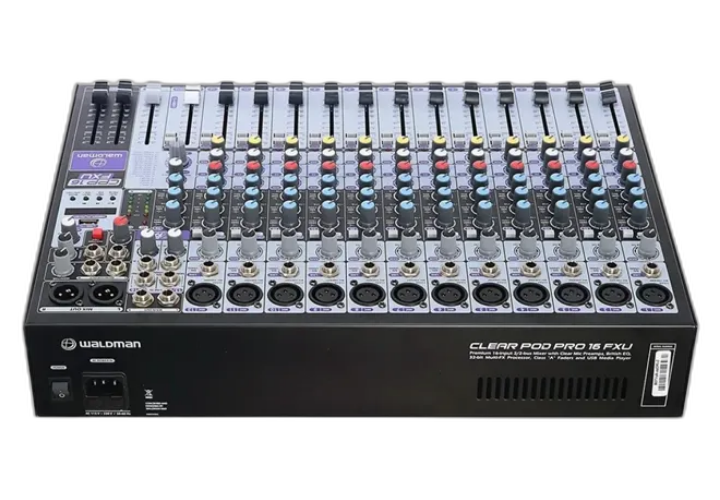 Entradas XLR e Phantom Power