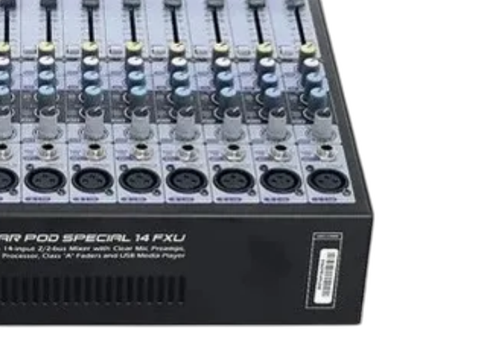 Entradas XLR e Phantom Power