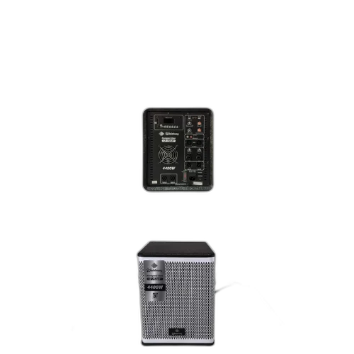 Kit Caixa Amplificada Waldman KPT2-12124 Sub 12 Pol com 2 Torres