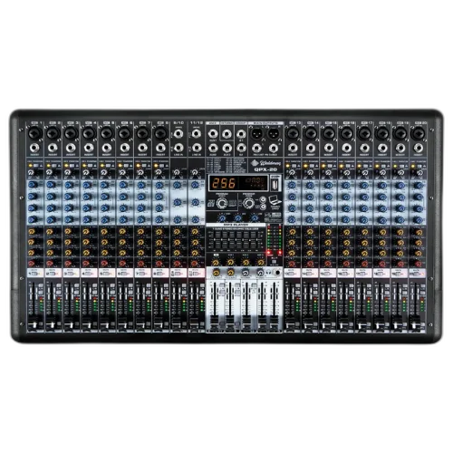 Mesa de Som Waldman QPX-20 20 Canais Profissional com USB, Bluetooth e DSP