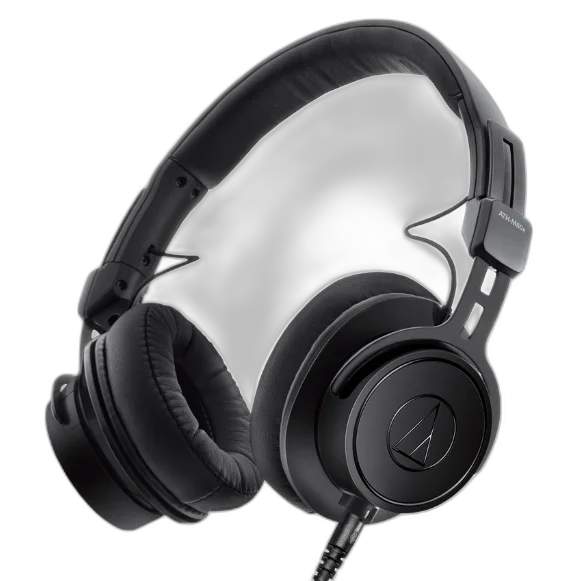 Fone de Ouvido Profissional Audio-Technica ATH-M60x com Drivers 45mm Neodímio, Cabos Desconectáveis e Design Supra-Auricular Fechado