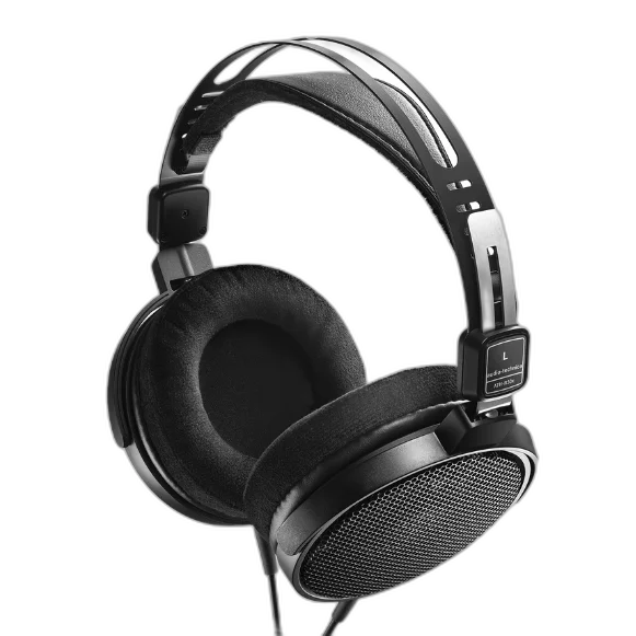 Fone de Ouvido Profissional Audio-Technica ATH-R30x Open-Back com Drivers 40mm Neodímio, Cabo 3m e Design de Referência