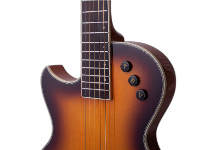 Corpo em Sapele com Cutaway e Detalhes em Abalone